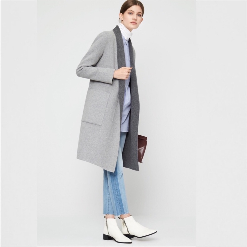 Soia & Kyo Isadora Double Face Wool Wrap Coat